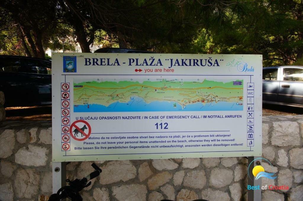 Apartmani Marija Jakir Brela Esterno foto